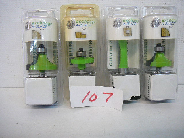 lot 107 image: Router Bits