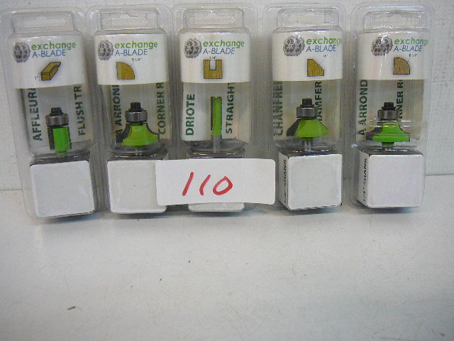 lot 110 image: Router Bits