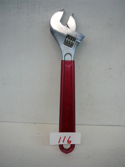 lot 116 image: Klein 12 Adjustable Wrench