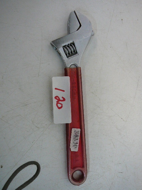 lot 120 image: 10 Klein Adjustable Wrench