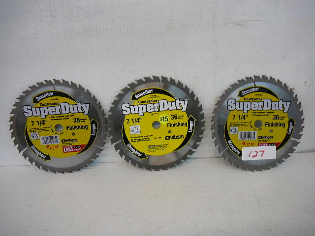 lot 127 image: 7 14 x 40T Blades