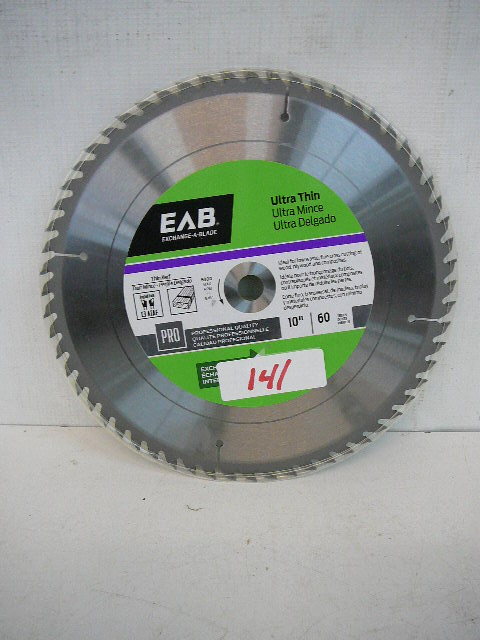 lot 141 image: 10 Carbide Saw Ultra Thin Blade