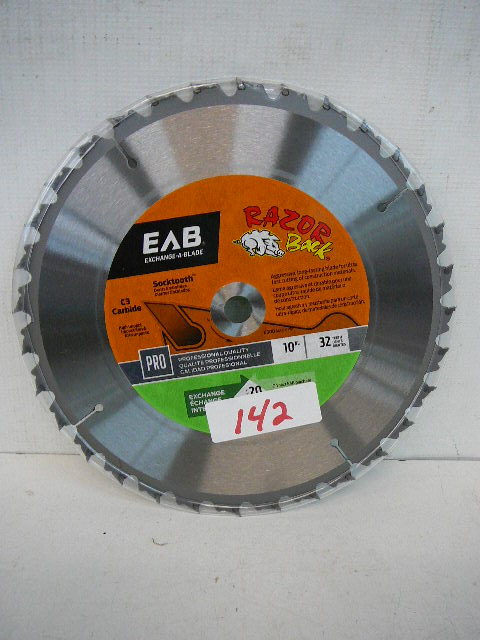lot 142 image: 10 Carbide Saw Socktooth Blade