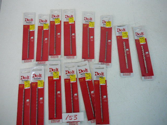 lot 153 image: Masonry Bits
