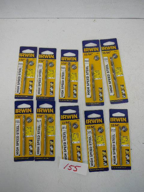 lot 155 image: Irwin High Speed Steel Drill Bits