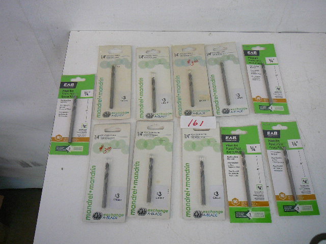 lot 161 image: 14 Replacement Pilot Bits