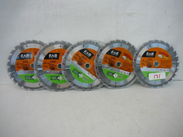 lot 171 image: 7 14 x 24T Razor Back Socktooth Blades