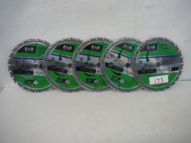 lot 173 image: 7 14 x 24T EAB Ultra Thin Blades
