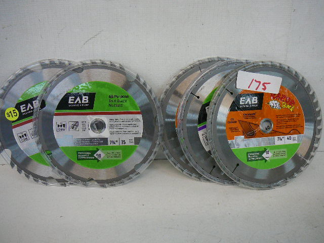 lot 175 image: 7 14 x 40T - 35T EAB Blades