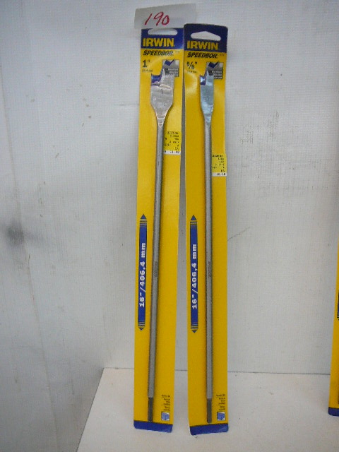 lot 190 image: Irwin Speedbor Bits