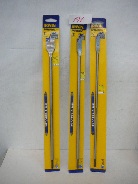 lot 191 image: Irwin Speedbor Bits