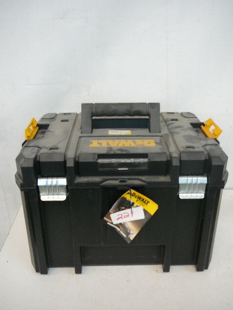lot 221 image: DeWalt TSTAK Deep Box