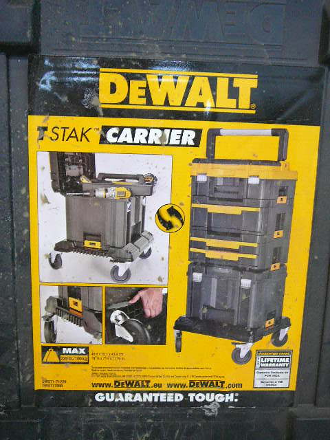 lot 222 image: DeWalt TSTAK Carrier