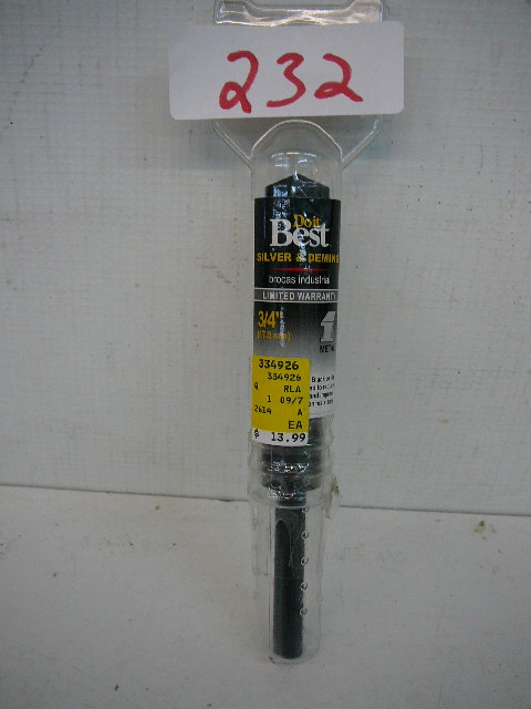 lot 232 image: 34 Black Oxide Drill Bit