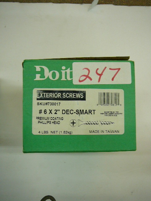 lot 247 image: Exterior Screws