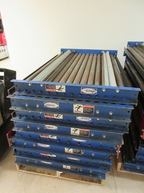 STRAIGHT ROLLER CONVEYOR SECTIONS