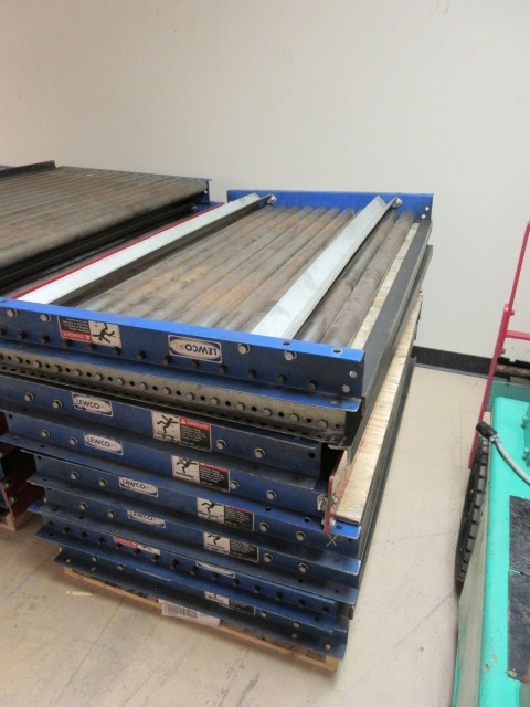 STRAIGHT ROLLER CONVEYOR SECTIONS
