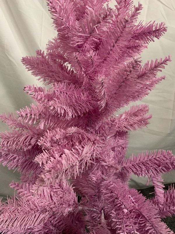 Tinsel tree Pink 3