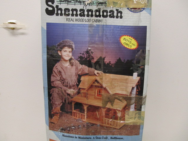 Large Unused Vintage Shenandoah Real Log Cabin Kit Large Little