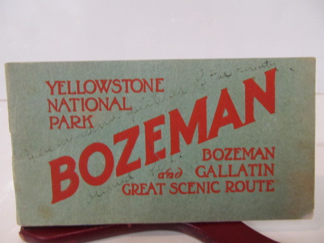 lot 135 image: Antique BOZEMAN Montana Photo Book