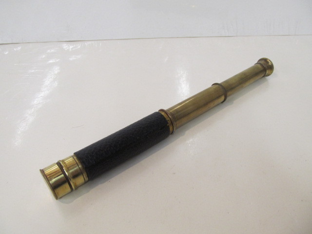 lot 171 image: Antique French Brass Spotting Scope