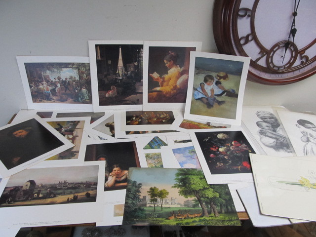 lot 38 image: Large Group of Vintage etc Art Prints