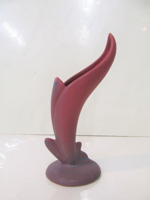 lot 47 image: Orig Vintage Signed VAN BRIGGLE Art Pottery Vase
