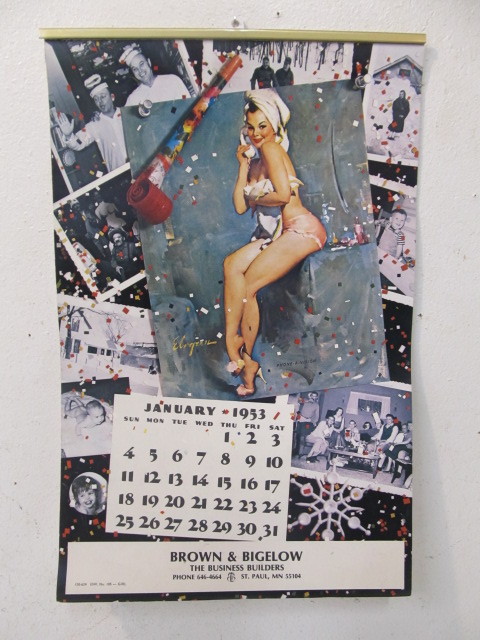 lot 48 image: Vintage Brown & Bigelow ELVGREN Pinup Sample Calender