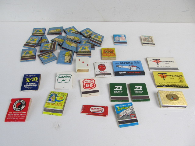 lot 61 image: Group of Vintage Advertising Matchbooks