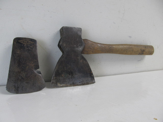 lot 65 image: Antique Hatchet & Shapleigh Diamond Edge Head