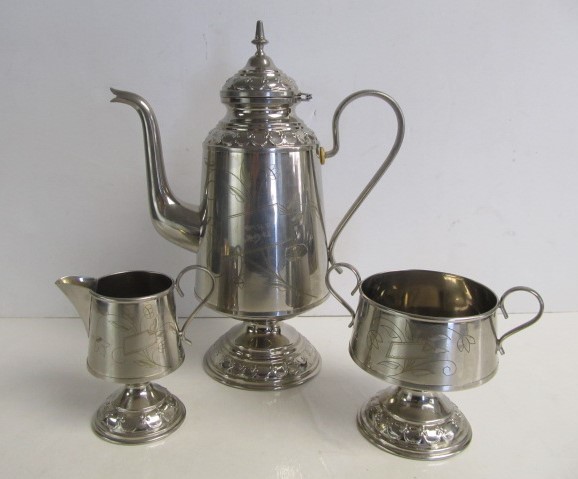 lot 77 image: Vintage Swedish CoffeeTea Serving Set