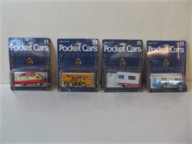 lot 84 image: Original Mint on Card 1970s TOMY Pocket Cars