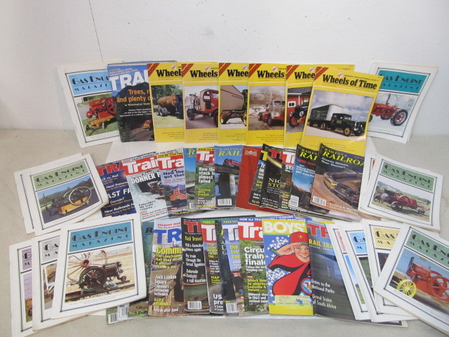 lot 241 image: Large Lot of Transportation Related & Gas Engine Magazines