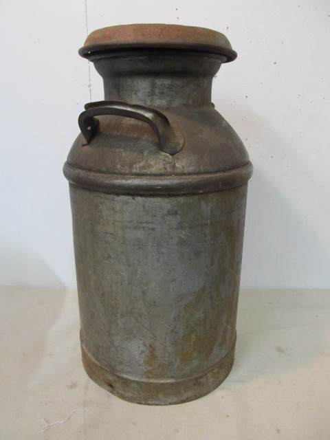 lot 100 image: Antique Milk Can