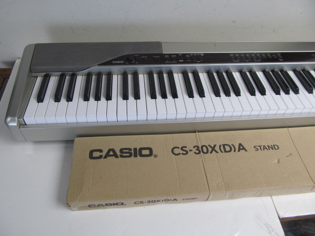 lot 138 image: Quality Working CASIO Privia PX-110 Electronic Keyboard & Stand