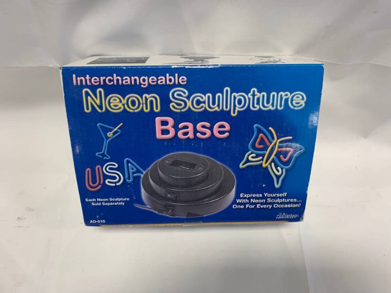 lot 67 image: Neon Sculpture Base