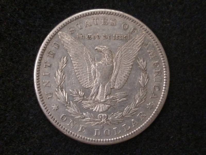 lot 5 image: 1881 S Morgan Silver Dollar...