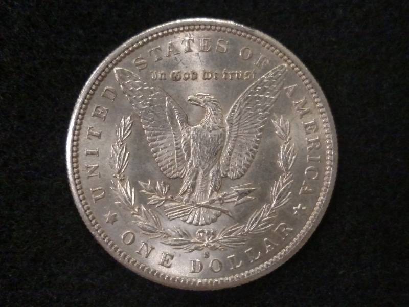 lot 8 image: 1889 S Morgan Silver Dollar...
