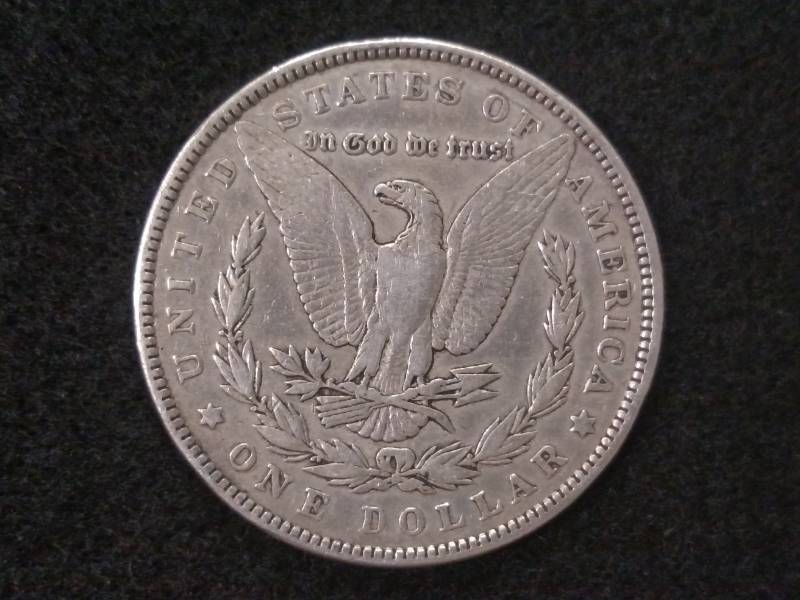 lot 10 image: 1892 Morgan Silver Dollar...