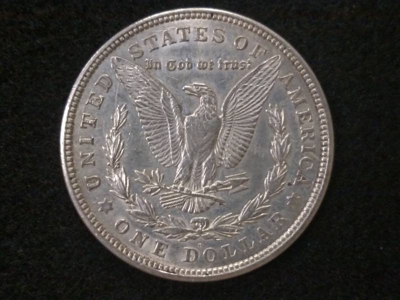lot 22 image: 1921 D Morgan Silver Dollar...