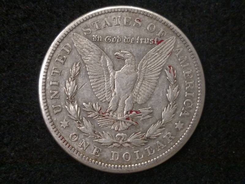 lot 24 image: 1921 S Morgan Silver Dollar...