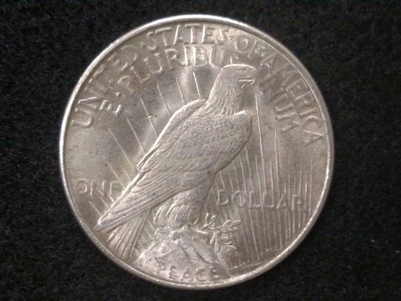 lot 26 image: 1922 Peace Silver Dollar...