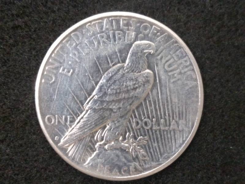 lot 34 image: 1922 S Peace Silver Dollar...