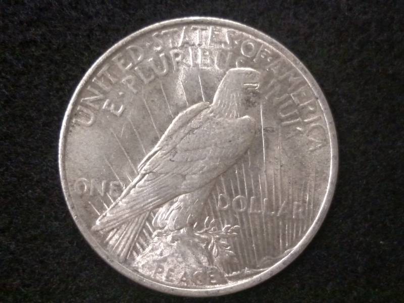 lot 36 image: 1923 Peace Silver Dollar...