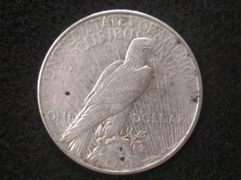 lot 39 image: 1923 D Peace Silver Dollar...