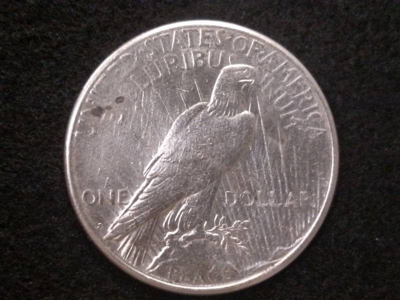 lot 40 image: 1923 S Peace Silver Dollar...