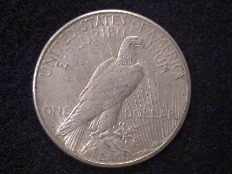 lot 43 image: 1923 S Peace Silver Dollar...