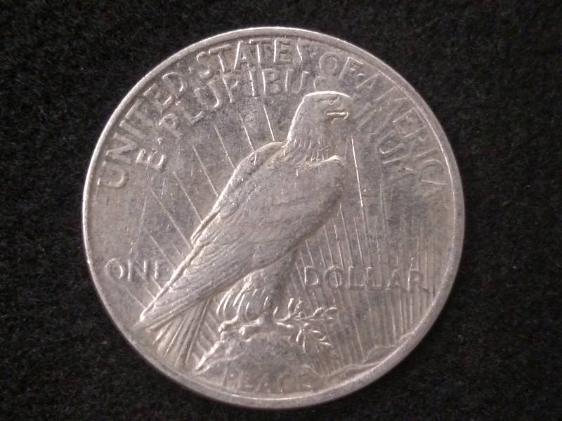 lot 44 image: 1924 Peace Silver Dollar...
