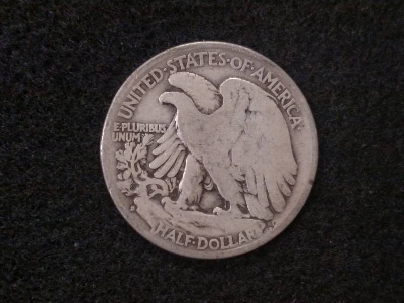 lot 54 image: 1934 S Walking Liberty Silver Half ...