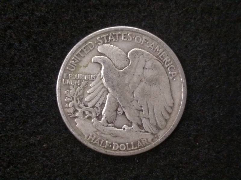 lot 57 image: 1936 Walking Liberty Silver Half Do...
